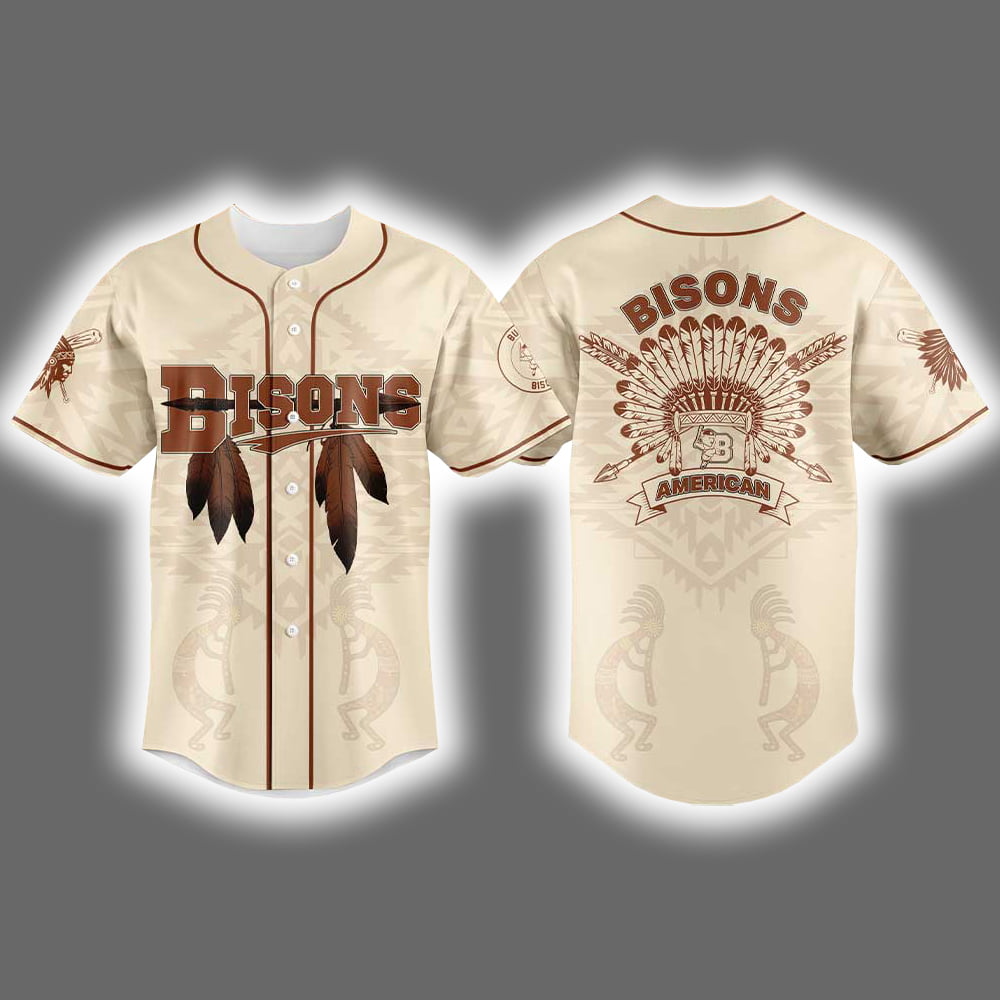 Bisons 2025 Celebrating Native American Heritage Month Jersey Bisons 2025 Celebrating Native American Heritage Month Jersey
