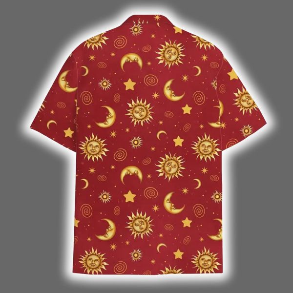 Black Cat Day and Night Hawaiian Shirt 3