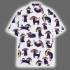 Black Cat Funny Mushroom Hawaiian Shirt 3
