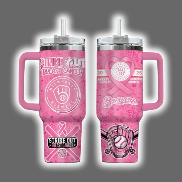 Brewers 2025 Breast Cancer Awareness Month Tumbler