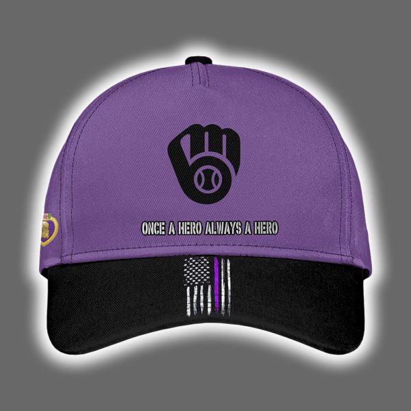 Brewers 2025 National Purple Heart Day Jersey 2