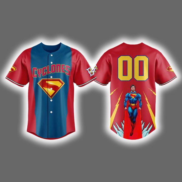 Brooklyn Cyclones x Superman Night Baseball Jersey 2025