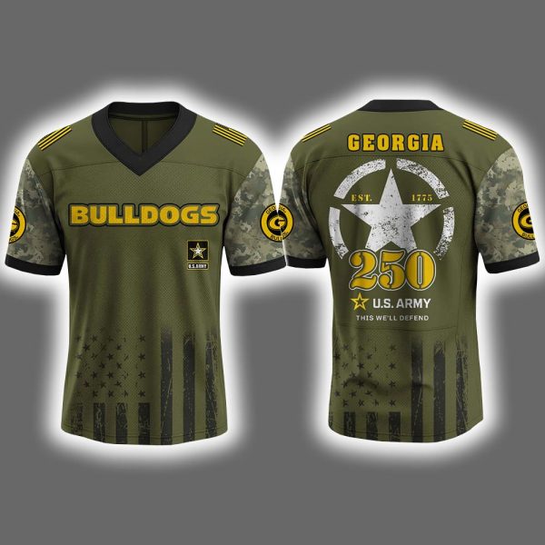 Bulldogs US ARMY 250th Birthday Jersey 2025
