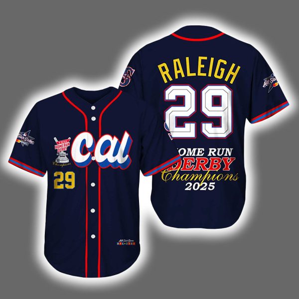 CAL Raleigh 2025 Home Runs Derby Champions Jersey