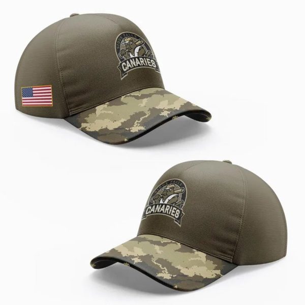 Canaries Military Appreciation Night 2025 Baseball Jersey 2
