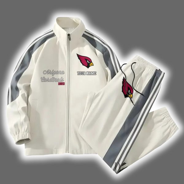 Cardinals Football Versatile Personalized Sport Set Jacket And Pants