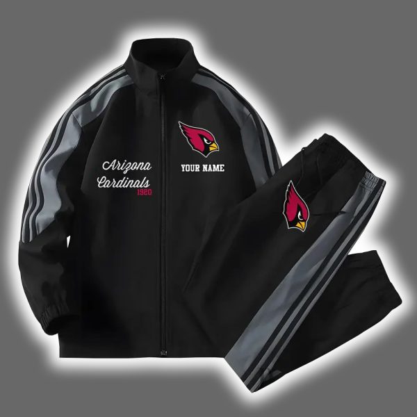 Cardinals Football Versatile Personalized Sport Set Jacket And Pants 2