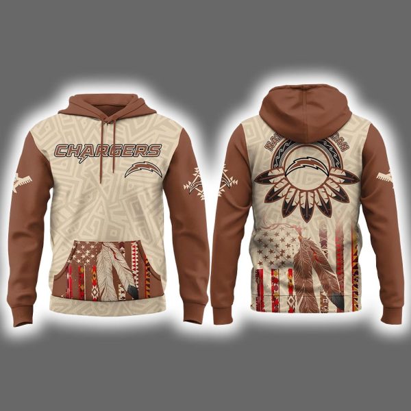 Chargers x Native American Heritage 2025 Hoodie Cap