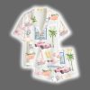Charleston Bachelorette South Carolina Girls Trip Travel Satin Pajama Set