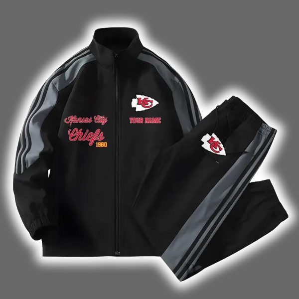 Chiefs Football Versatile Personalized Sport Set Jacket And Pants 2