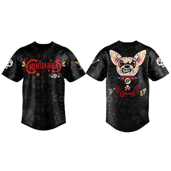 Chihuahuas Dia de los Muertos 2025 Baseball Jersey