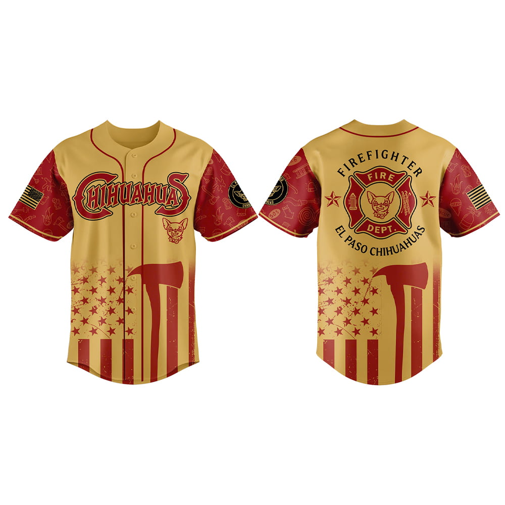 Chihuahuas Firefighter Appreciation 2025 Jersey Chihuahuas Firefighter Appreciation 2025 Jersey