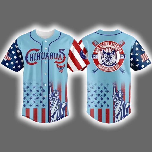 Chihuahuas Independence Day 2025 Baseball Jersey