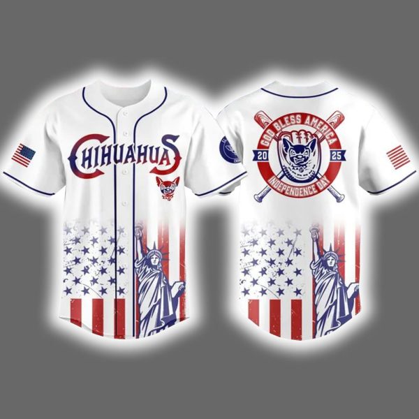 Chihuahuas Independence Day 2025 Baseball Jersey 2
