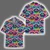 Colorful Raccoon Summer Beach Tropical Hawaiian Shirt