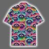 Colorful Raccoon Summer Beach Tropical Hawaiian Shirt 3