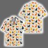 Colorful Silhouette Cat Hawaiian Shirt