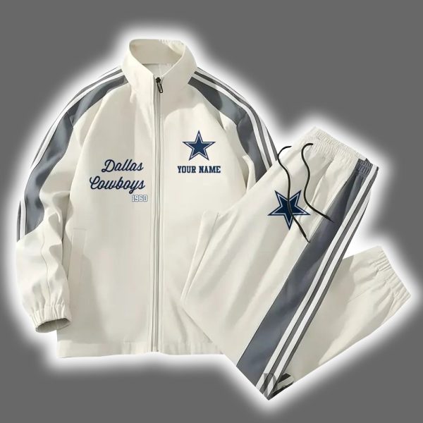 Cowboys Football Versatile Personalized Sport Set Jacket And Pants