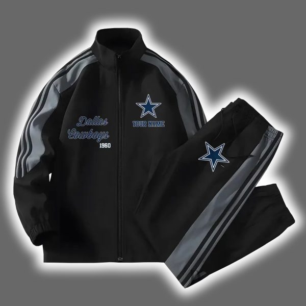 Cowboys Football Versatile Personalized Sport Set Jacket And Pants 2