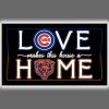 Cubs x Bears Love Makes This House A Home Doormat
