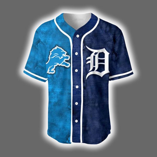 Customized Tigers x Lions Baseball Jersey 2