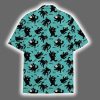 Cute Black Cat Summer Aloha Hawaiian Shirt 3