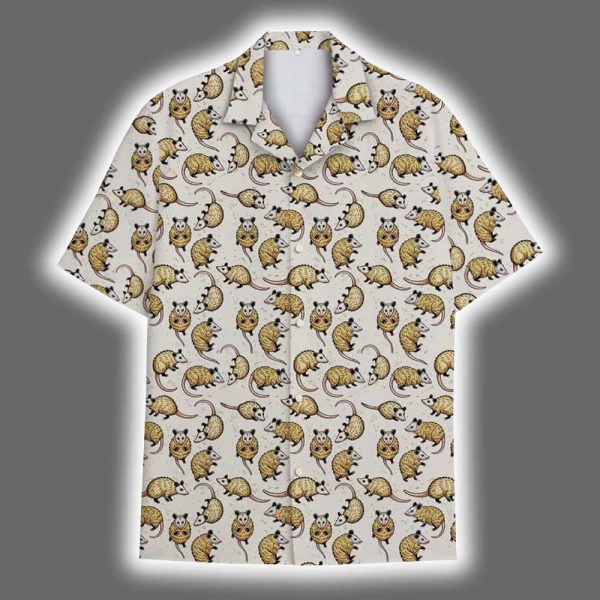 Cute Opossum Summer Tropical Hawaiian Shirt 2