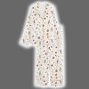 Dancing Skeleton Halloween Autumn Fall Leaves Pumpkin Boho Halloween Satin Pajama Set 3