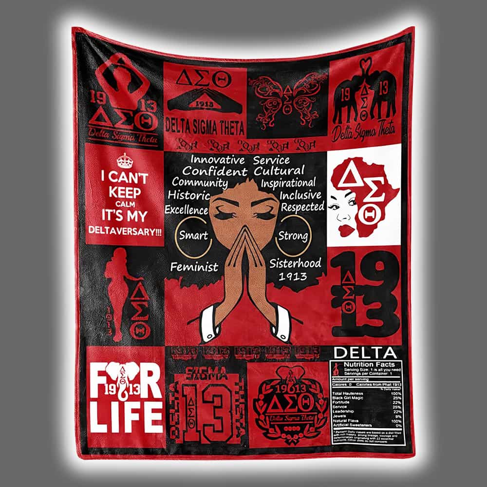 Delta Sigma Theta 1913 Blanket Delta Sigma Theta 1913 Blanket