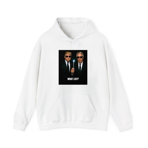 Donald Trump And Jeffrey Epstein What List Shirt 3