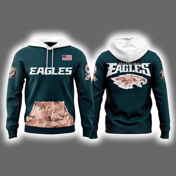 Eagles x Military Day 2025 Hoodie 2