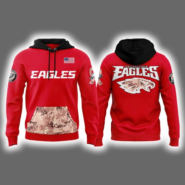 Eagles x Military Day 2025 Hoodie 3