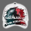 Eagles x Phillies Skyline Customized Classic Cap