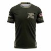 Flying Squirrels 2025 Military Appreciation Night Camo Shirt 2