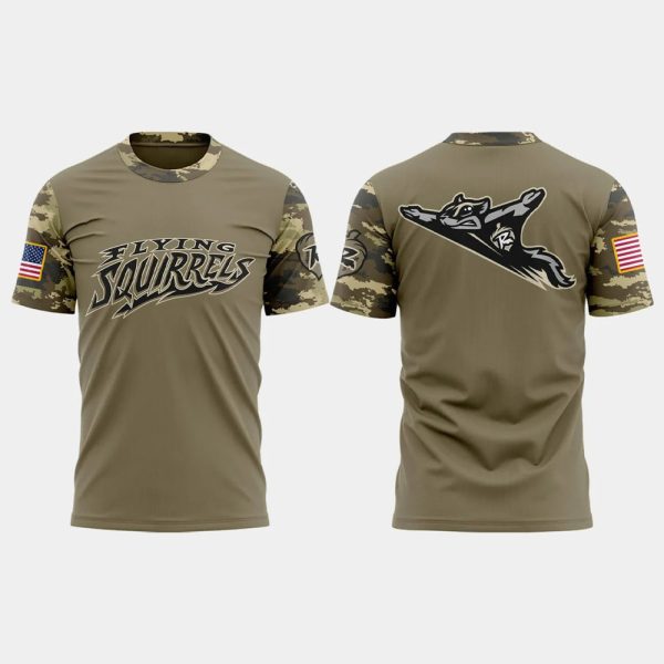 Flying Squirrels Military Appreciation Night 2025 Shirt