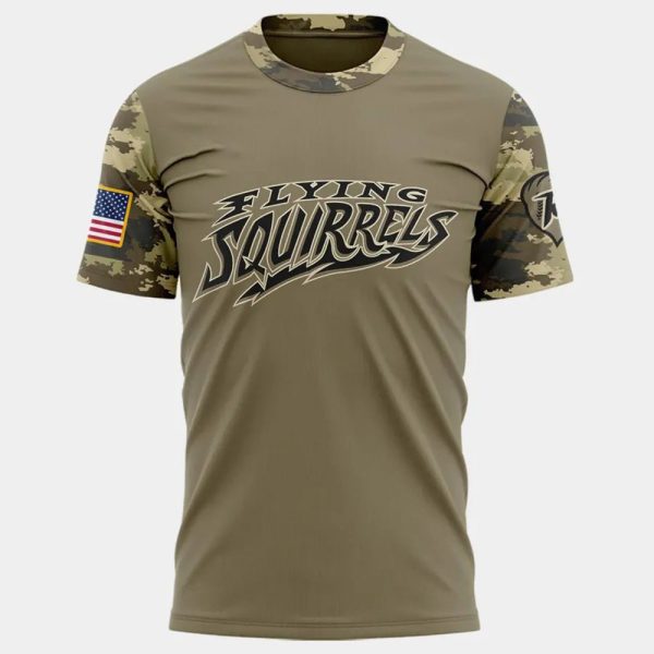 Flying Squirrels Military Appreciation Night 2025 Shirt 2