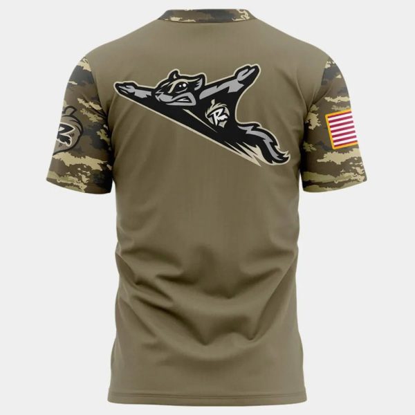 Flying Squirrels Military Appreciation Night 2025 Shirt 3