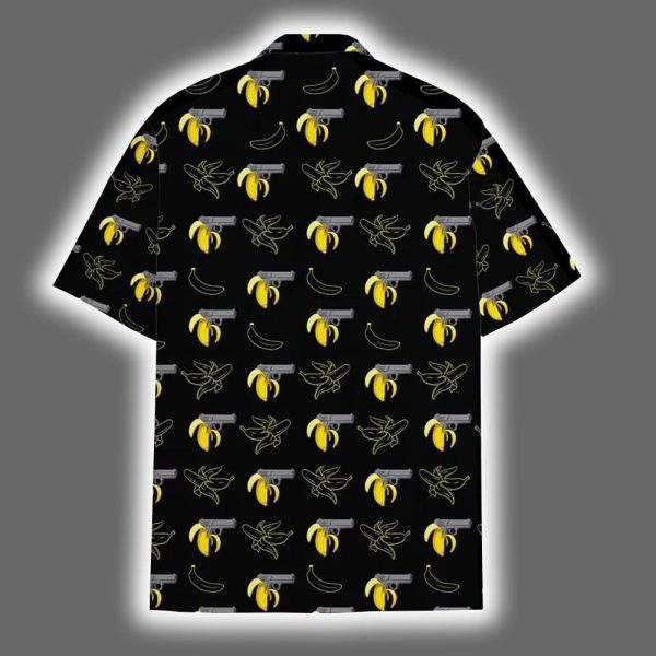 Funny Banana Tactical Hawaiian Shirt 3