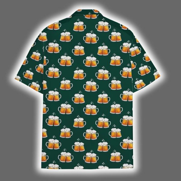 Funny Beer Mug Summer Aloha Hawaiian Shirt 3