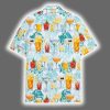 Funny Cocktail Tropical Drinks Hawaiian Shirt 3