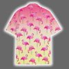 Funny Flamingo Pink Bird Tropical Beach Hawaiian Shirt 3