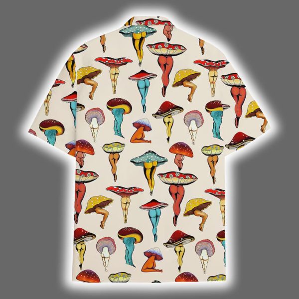 Funny Mushroom Hawaiian Shirt 3