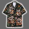 Funny Racoon Mushroom Summer Tropical Hawaiian Shirt 2