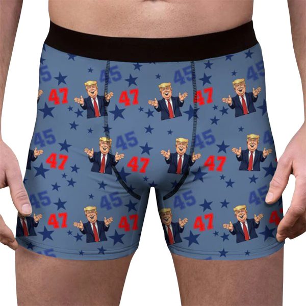 Funny Trump 45 47 Mens Boxer Briefs 4