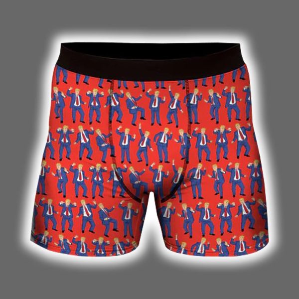Funny Trump Dance Men's Boxer Briefs