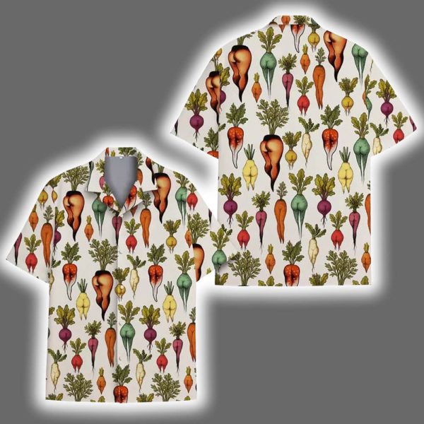Funny Vegetable Butt Hawaiian Shirt