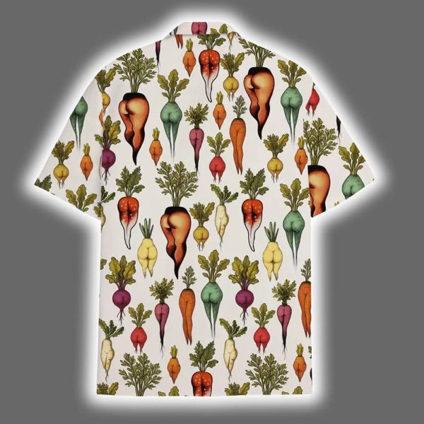 Funny Vegetable Butt Hawaiian Shirt 3