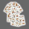 Ghost Books Halloween Satin Pajama Set 2