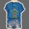 God Bless Texas Pet Relief Print T-Shirt