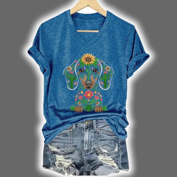 God Bless Texas Pet Relief Print T-Shirt